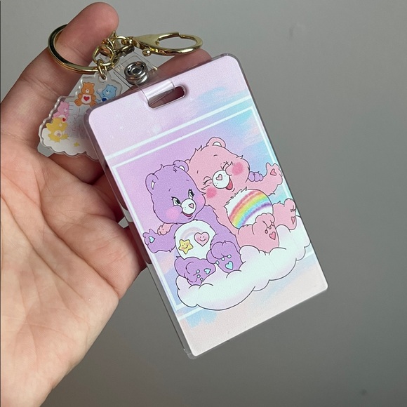 Holographic Care Bear Keychain - Picture 2 of 2